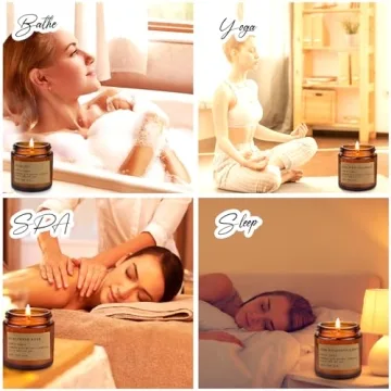 Aromatherapy 8 Pack Scented Candles - Perfect Gift