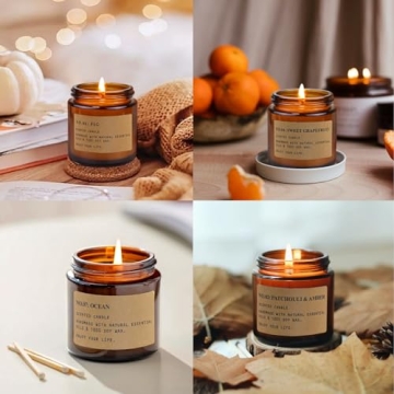 Aromatherapy 8 Pack Scented Candles - Perfect Gift