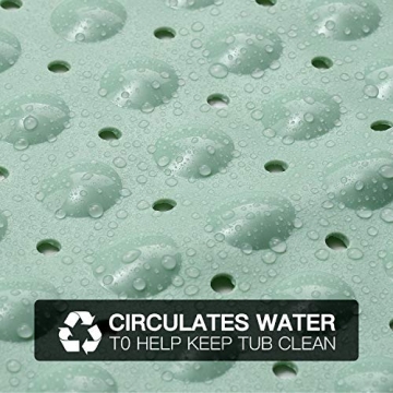 YINENN Non-Slip Bathroom Safety Mat with Suction Cups