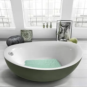 YINENN Non-Slip Bathroom Safety Mat with Suction Cups