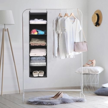 MAX Houser 6 Tier Closet Organizer - Durable & Foldable