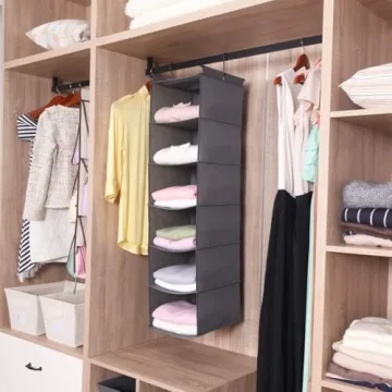 MAX Houser 6 Tier Closet Organizer - Durable & Foldable