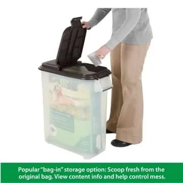 Buddeez Airtight Pet Food Storage Container for Dogs and Cats