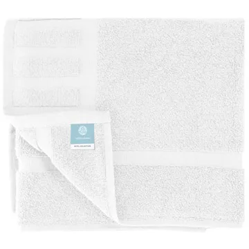 White Classic Cotton Bath Mats - Luxurious & Absorbent