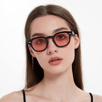 Gtand Vintage Retro Round Tinted Sunglasses for Men Women