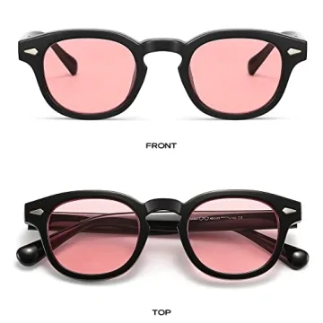 Gtand Vintage Retro Round Tinted Sunglasses for Men Women