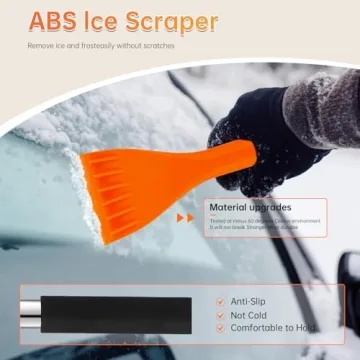 Durable 49.2inch Ice Scraper and Snow Brush for Cars