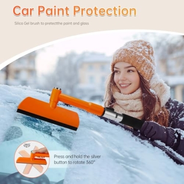 Durable 49.2inch Ice Scraper and Snow Brush for Cars
