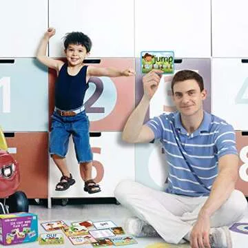 SpringFlower Sight Words Flash Cards with Pictures,Motions&Sentences, 220 Dolch Sight Words for Preschool, Kindergarten, 1st, 2nd & 3rd Grade.Homeschool, Learn to Read, Phonics Learning,235 Pieces