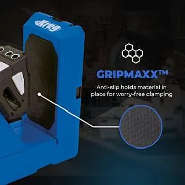 Kreg Tool KPHJ720PRO Pocket-Hole Jig 720PRO - Woodworking Tool - Easy Clamping & Adjusting - Includes Durable Kreg Pocket-Hole Screws - For Materials 1/2" to 1 1/2" Thick