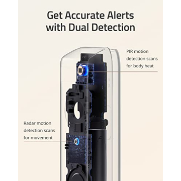 eufy Security Video Doorbell Dual Camera, 2K HD, Wireless, Battery-Powered, HomeBase, Dual Motion Detection, Smart Recognition, No Monthly Fee, 16GB Storage