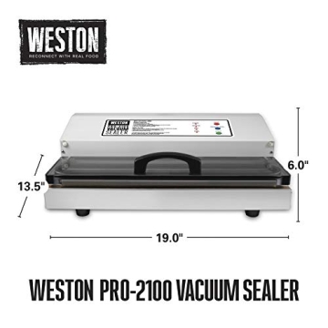 Weston Pro-2100 Vacuum Sealer for Food Preservation