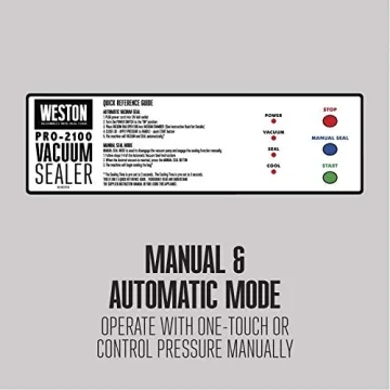 Weston Pro-2100 Vacuum Sealer for Food Preservation