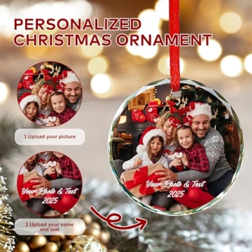 Custom Photo Christmas Ornaments - Perfect Personalized Gifts for Everyone
