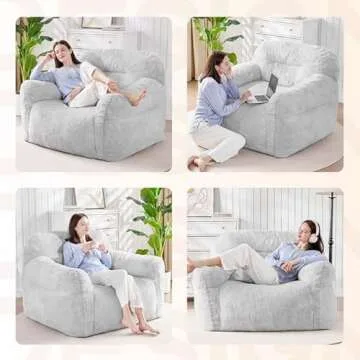 Spacocld Giant Bean Bag Chair - Stylish Comfort for All