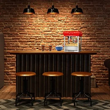 Great Northern Red 6 oz Popcorn Popper Machine for Home