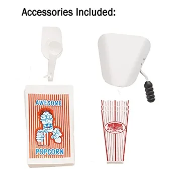 Great Northern Red 6 oz Popcorn Popper Machine for Home