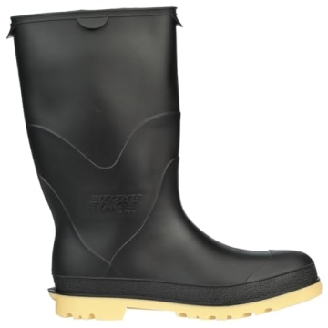 Tingley StormTracks 11714 Youth Rain Boot - Black/Tan, Size 13