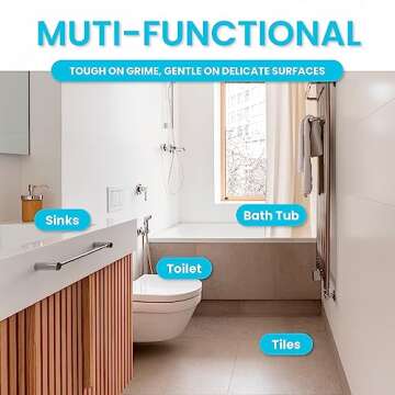 Simple Life Pumice Stone Toilet Bowl Cleaner for Tough Stains