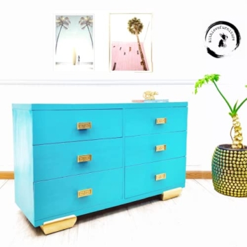 Dixie Belle Chalk Finish Furniture Paint - Pure Ocean (16oz) for Vibrant DIY Projects