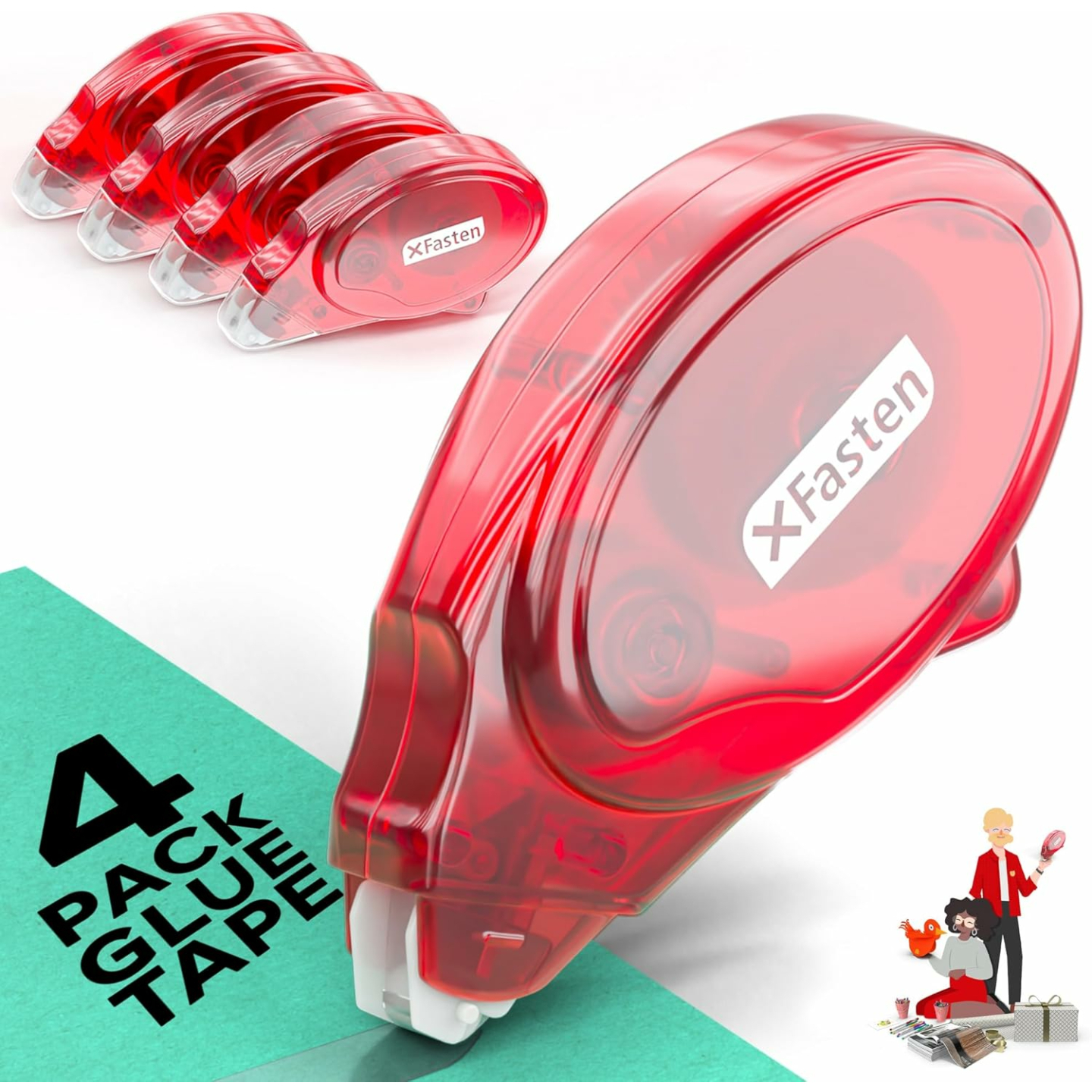 XFasten Adhesive Roller for Scrapbooking