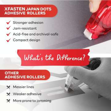XFasten Adhesive Roller for Scrapbooking