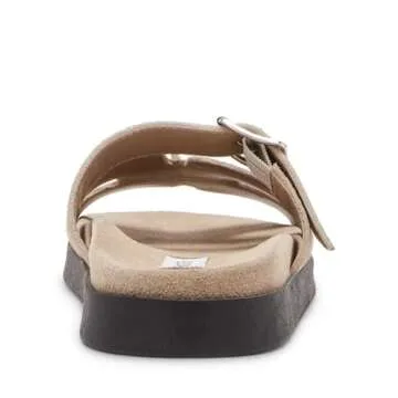Steve Madden Women's Mayhem Slide Sandals in Taupe