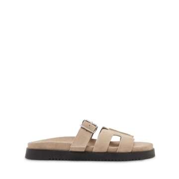 Steve Madden Women's Mayhem Slide Sandals in Taupe