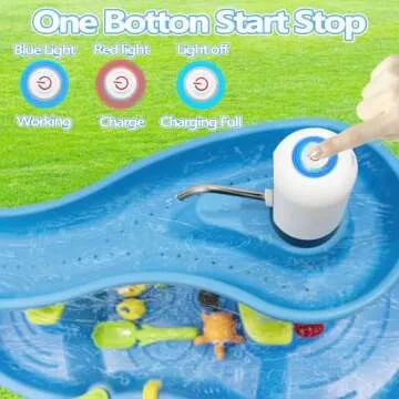 Infowush Water Table Pump - 3 Hours of Playtime Fun