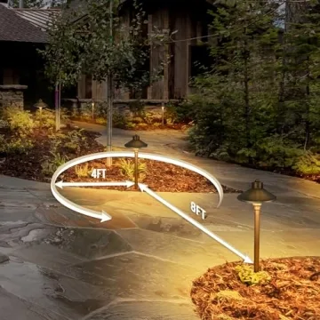 GKOLED Solid Brass Path Lights - Stylish Durable Outdoor Lighting