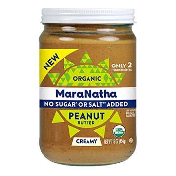 Maranatha Organic No Added Salt No Sugar Peanut Butter 16oz