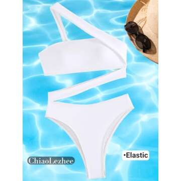 ChiaoLezhee Monokini High Cut Swimsuit for Women