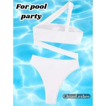 ChiaoLezhee Monokini High Cut Swimsuit for Women