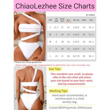 ChiaoLezhee Monokini High Cut Swimsuit for Women