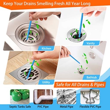 Powerful Enzyme Drain Sticks for Odor-Free Drains