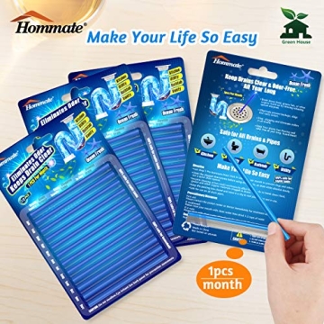 Powerful Enzyme Drain Sticks for Odor-Free Drains