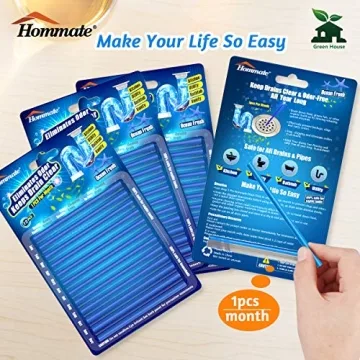 Powerful Enzyme Drain Sticks for Odor-Free Drains