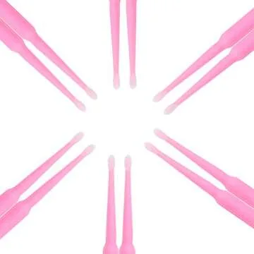 Tbestmax 500 Pcs Disposable Micro Applicator Brush Micro Swabs for Makeup & Crafting