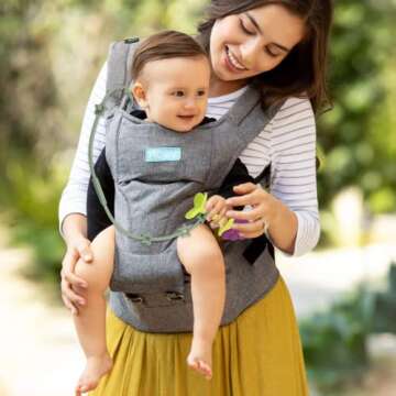 Toy Straps for Baby, 4 Pack Adjustable Stretchable Sippy Cup Straps, Sippy Bottles or Pacifier to Stroller, Highchair, Car Seat, Hanging Basket (4Pack, Blush/Sage x2)