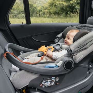 Toy Straps for Baby, 4 Pack Adjustable Stretchable Sippy Cup Straps, Sippy Bottles or Pacifier to Stroller, Highchair, Car Seat, Hanging Basket (4Pack, Blush/Sage x2)