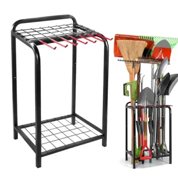 Trieez Heavy Duty Garden Tool Storage - Durable & Spacious Organizer