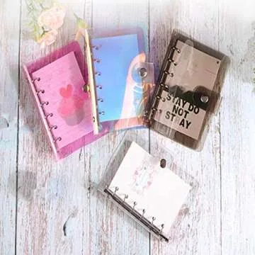 Stylish 6-Ring Rainbow Binder for Creative Organization