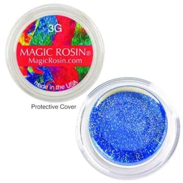 Magic Rosin - 3G Blue Sparkle - Purified Pine Rosin for String Instruments