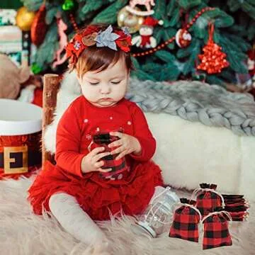 Christmas Gifts Drawstring Bags for Festive Celebrations