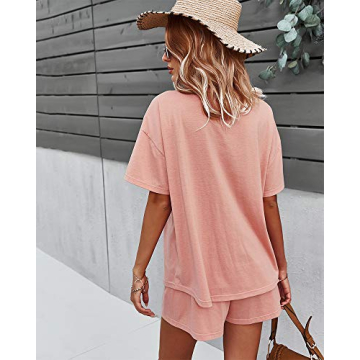 CORSKI Women's Comfortable Lounge 2 Piece Set for Summer