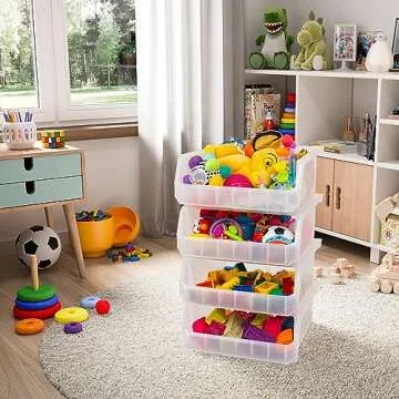 ReadySpace Extra Large Stackable Storage Bins