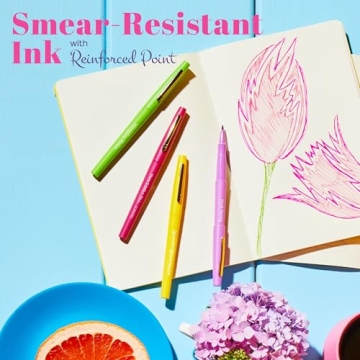 Paper Mate Flair Sunday Brunch Scented Felt Tip Pens, Assorted Colors, Medium Point (0.7mm), 16 Count