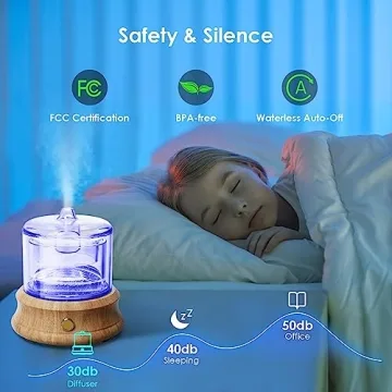 Compact Elegant Glass Essential Oil Diffuser for All Spaces