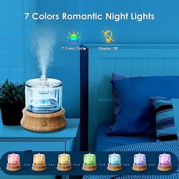 Compact Elegant Glass Essential Oil Diffuser for All Spaces