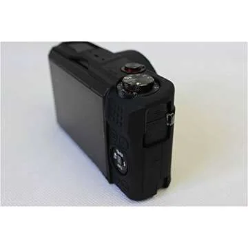 G7 X Mark II Case, BolinUS Fullbody Ultra-Thin Lightweight Rubber Soft Silicone Case Bag Cover for Canon PowerShot G7 X Mark II -Black